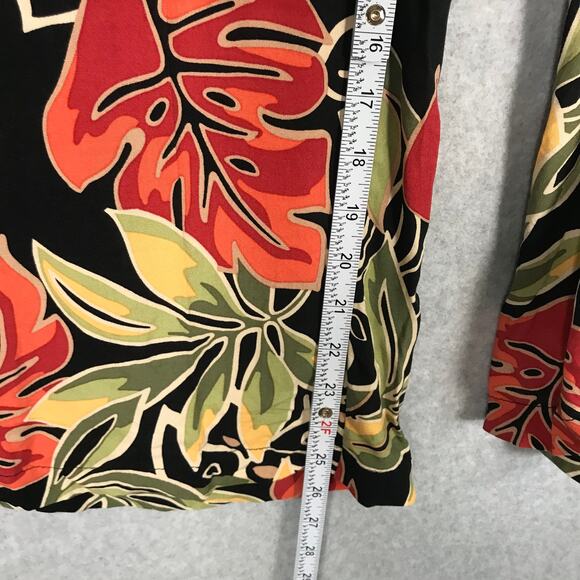 Panama Jack Pants Womens Small Floral Wide Leg Crop Aloha Coconut Flowy Resort‎ - Picture 8 of 13